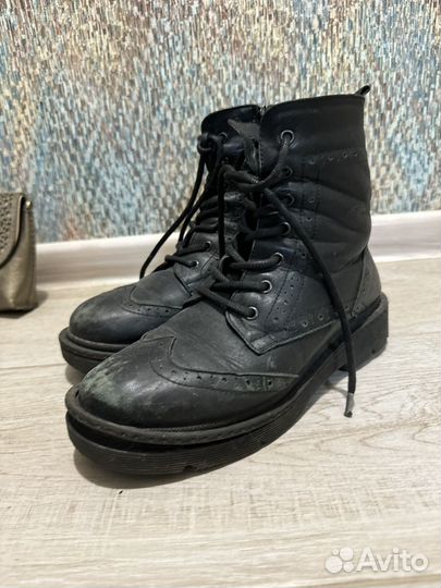 Ботинки женские зимние 38 размера кожаные