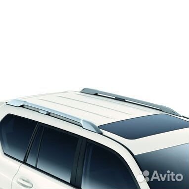 Prado 150 Продольные рейлинги серебристые W3WF6