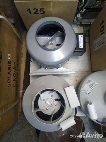 Канальный вентилятор 100, 125, 160, 200, 250, 315