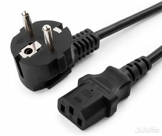 Кабель питания компьютер-розетка 1.8 м 006556
