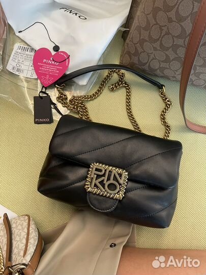 Pinko Puff Maxi Натуральная кожа Сумка