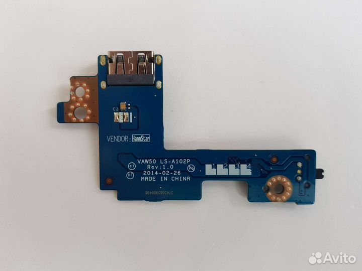 Плата USB для ноутбука Dell Latitude E5540