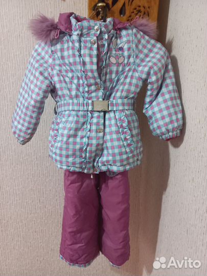 Демисезонный костюм для девочки 98