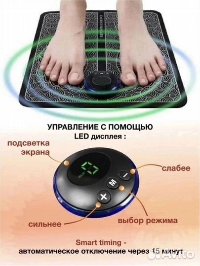 Массажный коврик для ног