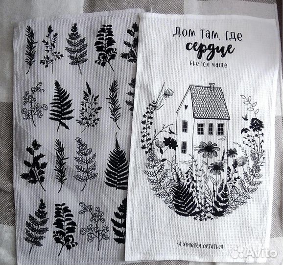 Набор кухонных полотенец в стиле Zara home hm home