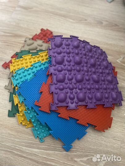 Массажный детский ортопедический коврик пазл