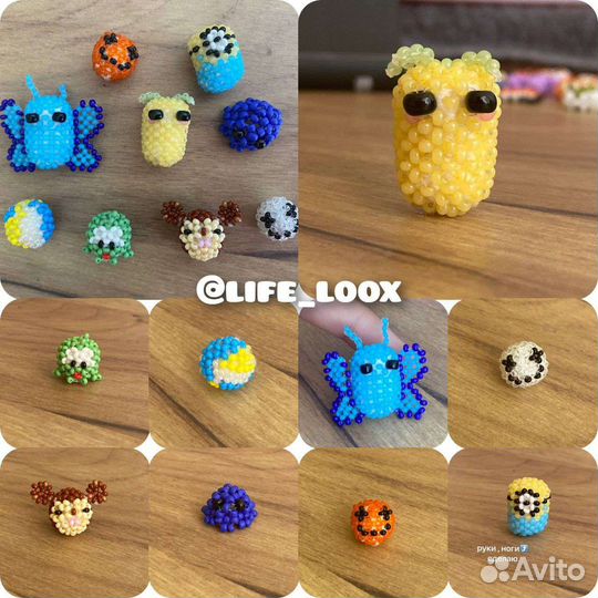 Фигурки из бисера