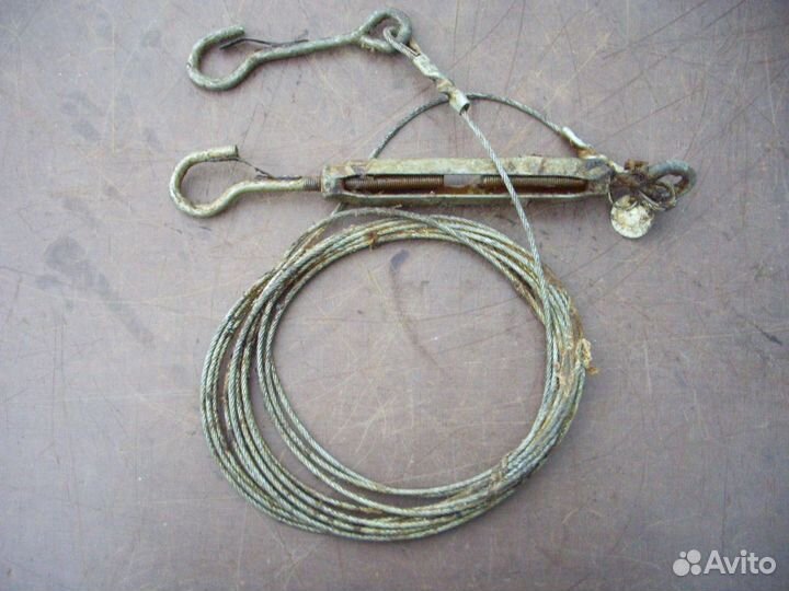 Радиостанция Р-140. Оттяжка мачты 1-ого яруса