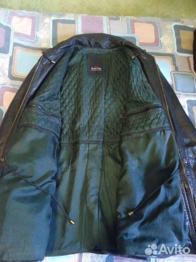 Кожаная куртка мужская размер, 50 52