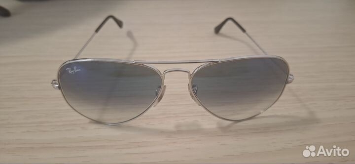 Очки Ray Ban Aviator 3025, Large. Размер линзы 58