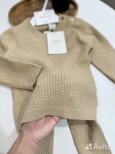 Вязаный костюм детский 80 hm