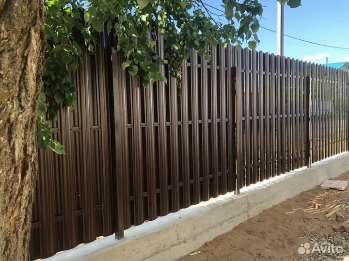 Металлический штакетник – надежность и эстетика