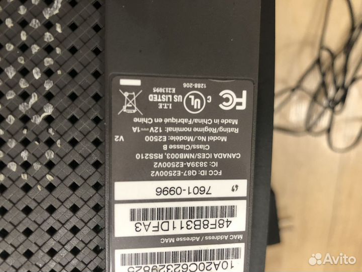 Wi Fi маршрутизатор cisco linksys e2500