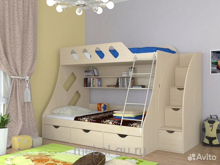 Двухъярусная кровать детская. Новая. Любые цвета