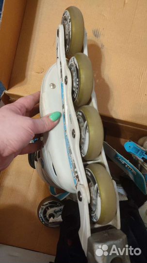 Коньки роликовые MaXcity и защита