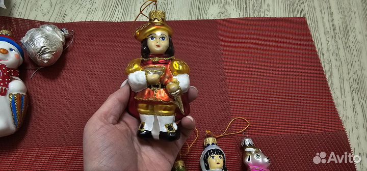 Елочные игрушки стекло