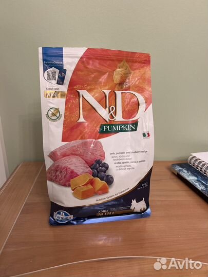 Корм для собак farmina ягненок тыква