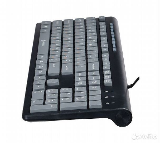 Клавиатура Оклик 480M, черный/серый