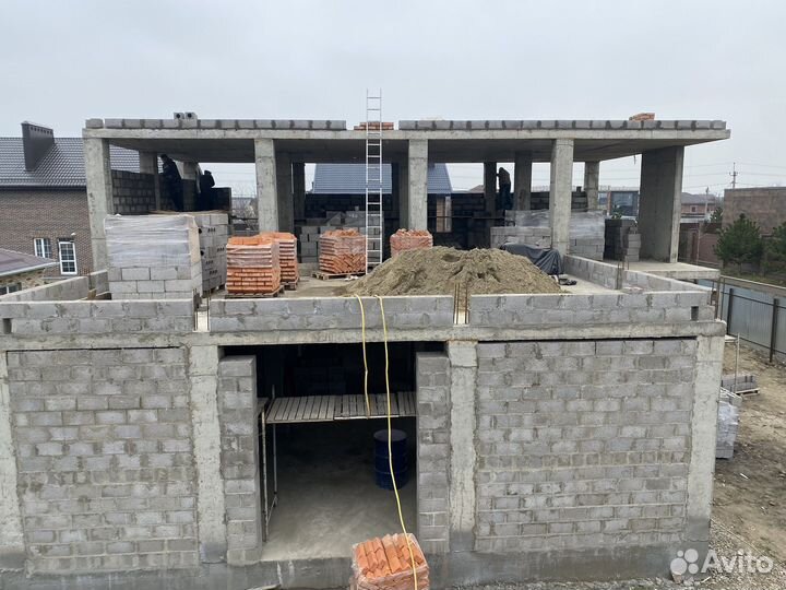 Дом баня гараж под ключ кровля фундамент