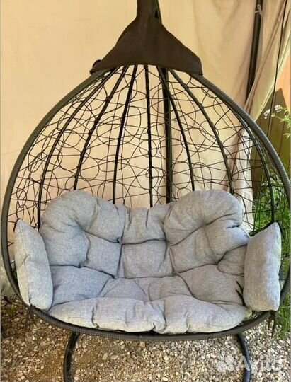 Подвесное кресло-кокон двухместное