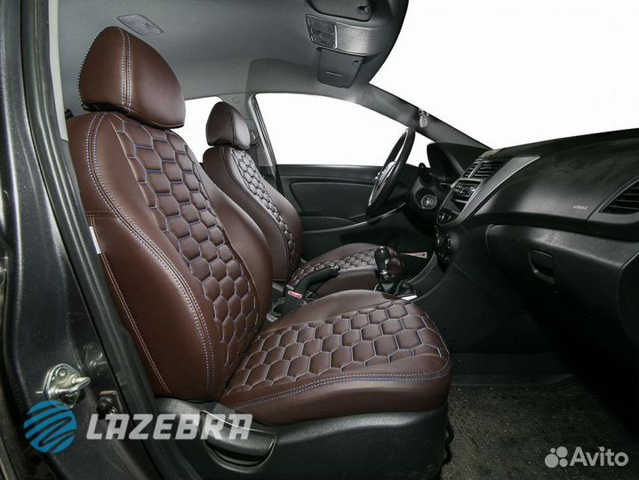 Чехлы из экокожи для Hyundai Verna