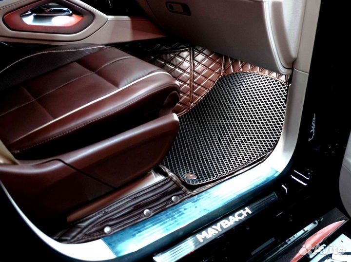 Автоковрики на Mercedes-Benz GLS-Maybach 2021г