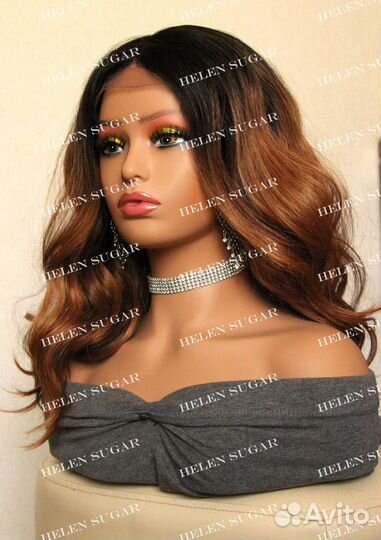 Парик омбре на сетке