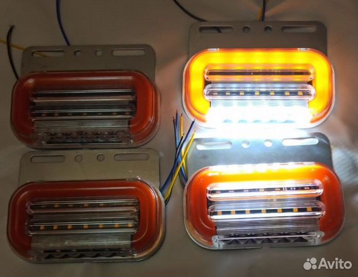 Фонари габаритные LED на Газель Грузовики 12-24 V