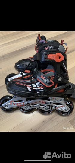 Роликовые коньки ролики Reaction Rainbow 31-35 р