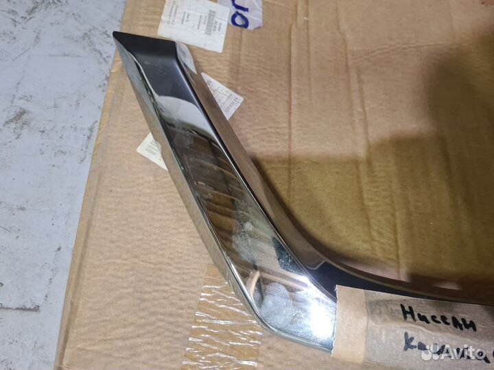 Накладка на решетку радиатора nissan qashqai J11