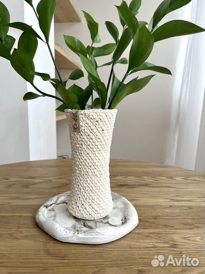 Интерьерная ваза ручной работы