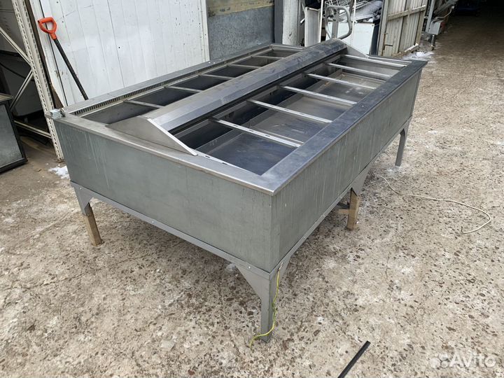 Салат бар охлаждаемый островной 2200/1200/900