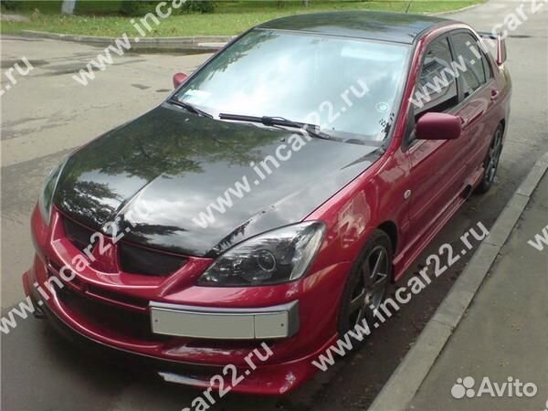 Накладки на передний бампер Mitsubishi Lancer
