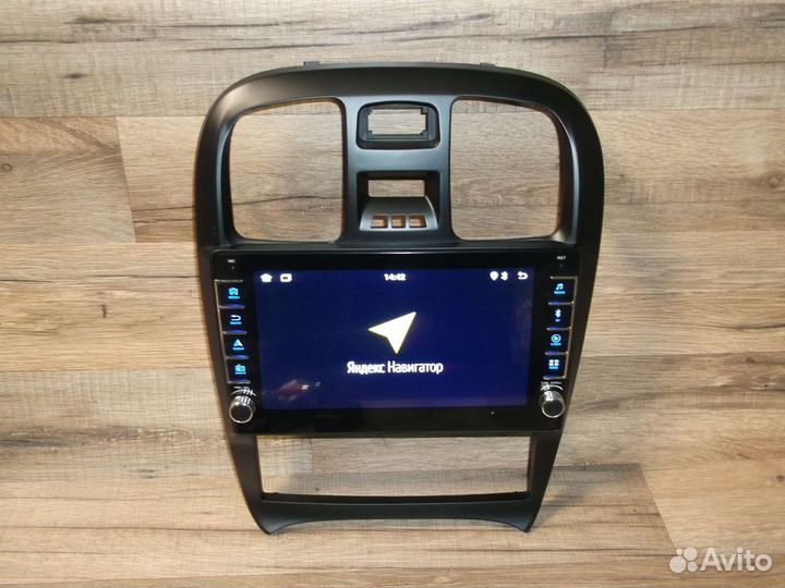 Магнитола Hyundai Sonata EF Android с крутилками