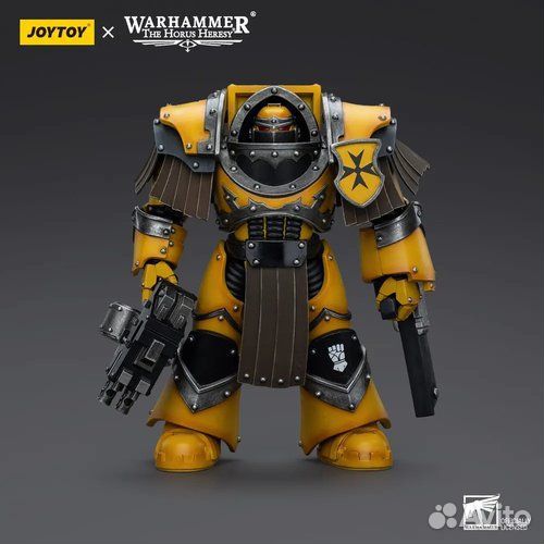 Подвижная фигурка joytoy Warhammer 40000 Imperial Fists Legion Cataphractii Terminator Squad Legion