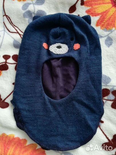 Демисезонный шапка-шлем Lessie р.54см новый