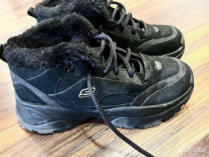 Зимние ботинки кроссовки skechers kozmiks