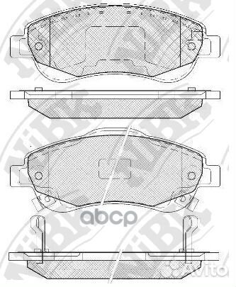 Колодки тормозные дисковые honda CR-V 2.0 2007