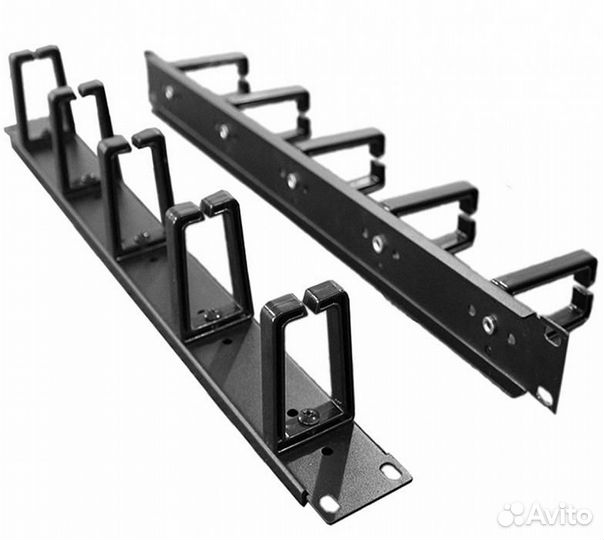 Горизонтальный кабельный организатор Wize Pro wcab