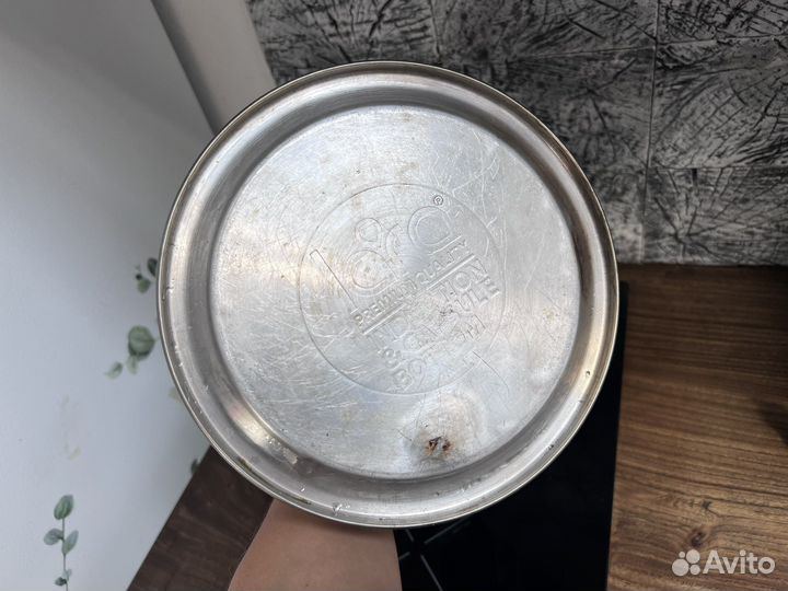 Чайник металлический со свистком