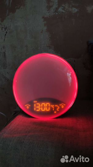 Лампа с будильником рассвет