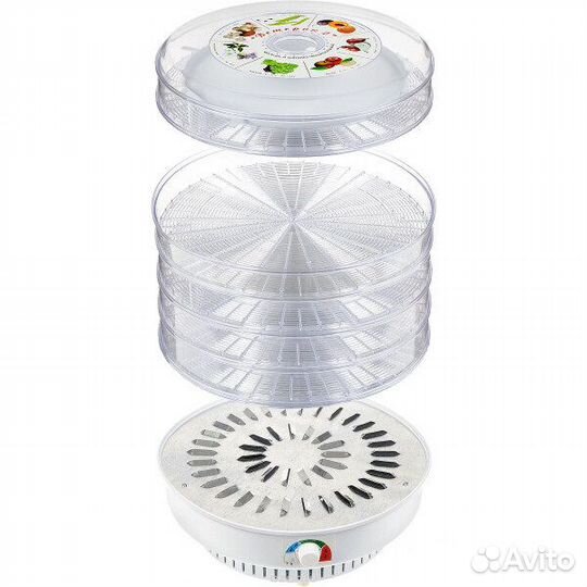 Электросушилка 600Вт 5 прозрачных лотков