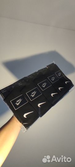 Черные носки Nike