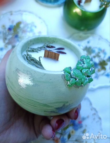 Ароматизированные свечи ручной работы