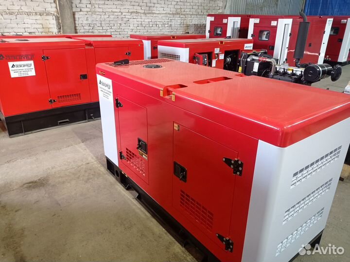 Дизельная электростанция 30 кВт открытая на раме