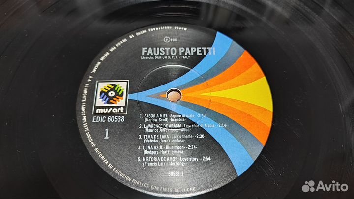 Fausto Papetti, 3 LP, 1980, Mexico