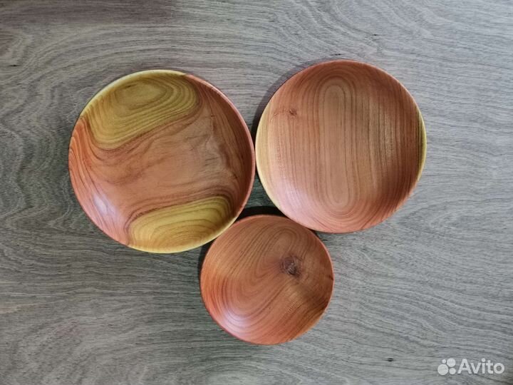 Деревянные тарелки