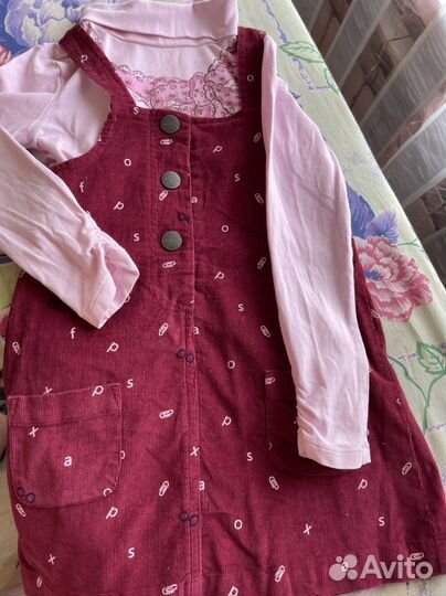 Сарафан + водолазка и 2 лонгслива