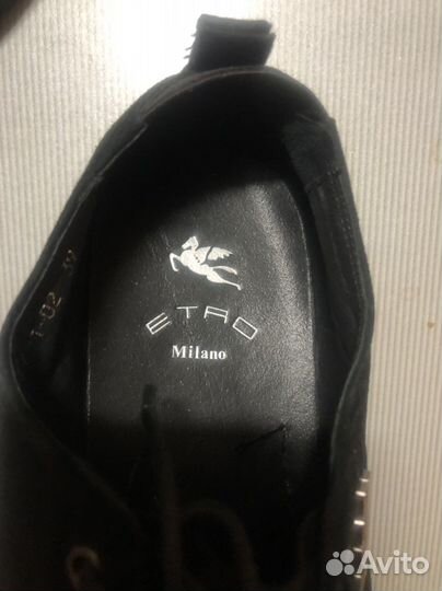 Ботинки Etro замша. Тренд