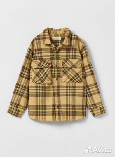 Новая рубашка Zara для мальчиков 128